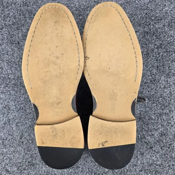 Joseph Abboud Mens Brown Leather Wingtip Derby Dress Shoe Sz 10‎  pre-owned - Picture 7 of 14